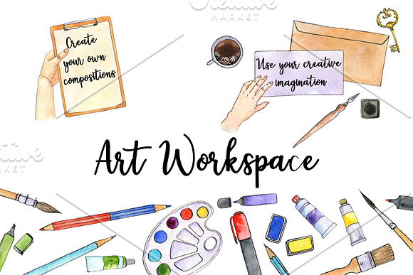 Art Workspace in Objects - product preview 4