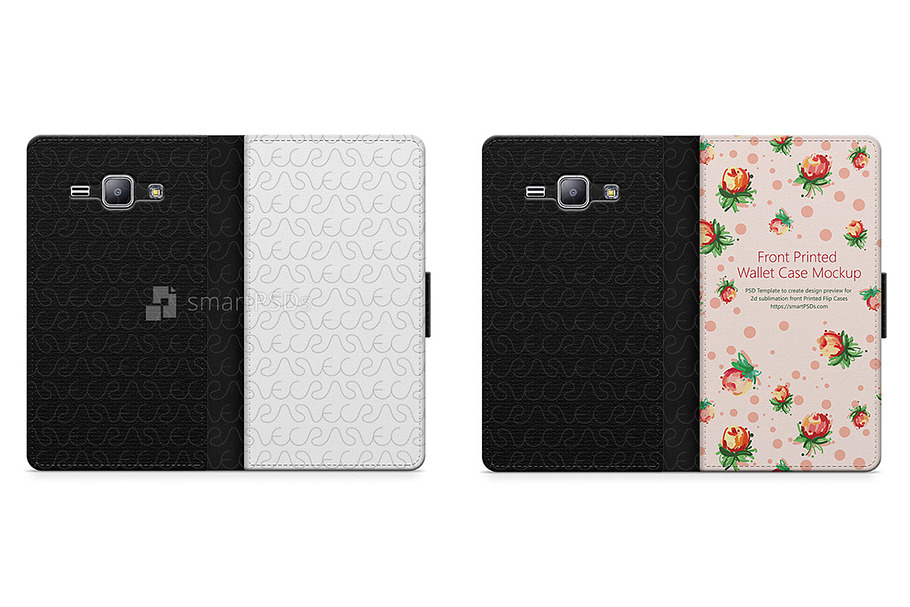  Galaxy J1 2d Wallet Mobile Case in Product Mockups - product preview 8
