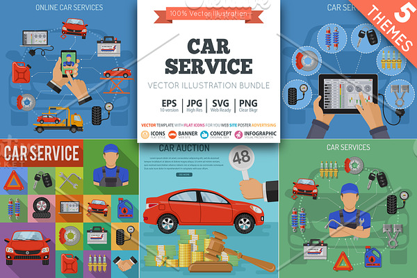 Car Service concept