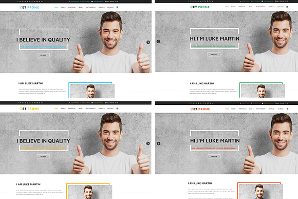 ET Prome –  Personal WordPress Theme in WordPress Blog Themes - product preview 1