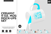 Ceramic 11 Oz. Mug Mock-ups Set
