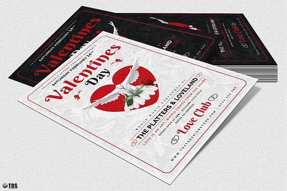 Valentines Day Flyer Template V13 in Flyer Templates - product preview 3