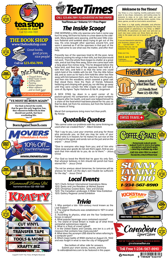 7 Newspaper Style Templates in Flyer Templates - product preview 4