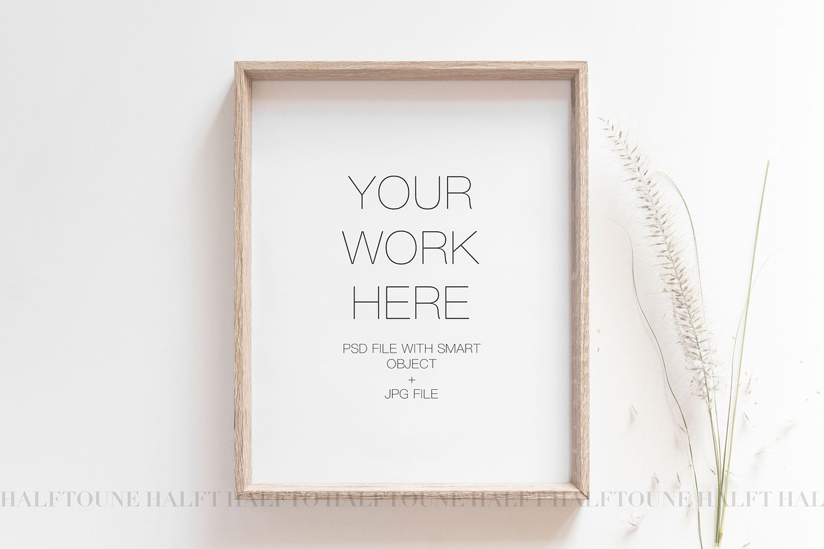 8x10 Wooden Frame Mockup in Graphics - product preview 8