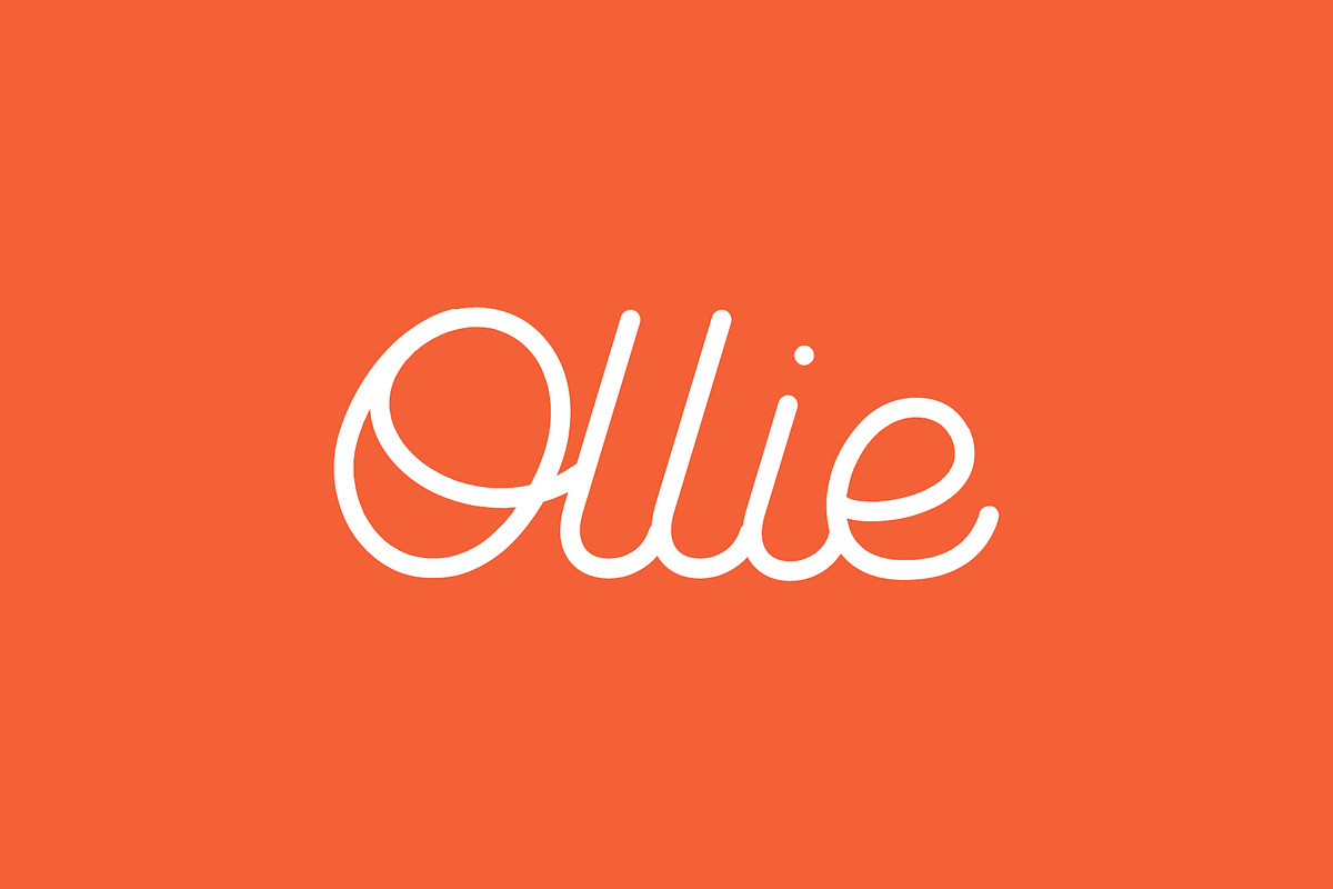 Ollie | Rounded Script in Christmas Fonts - product preview 8