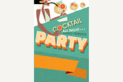 Poster for cocktail party