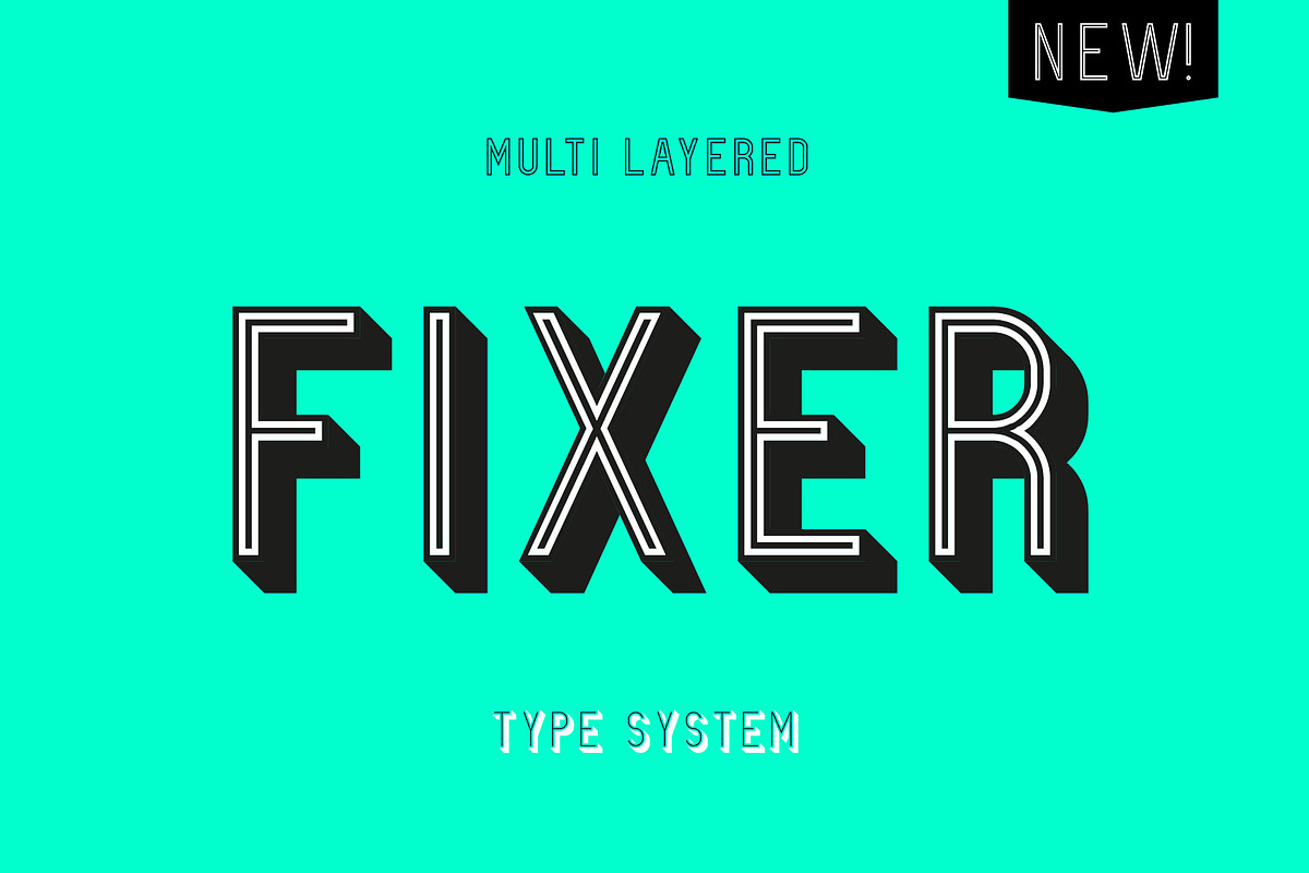 Fixer - Family in Display Fonts - product preview 8