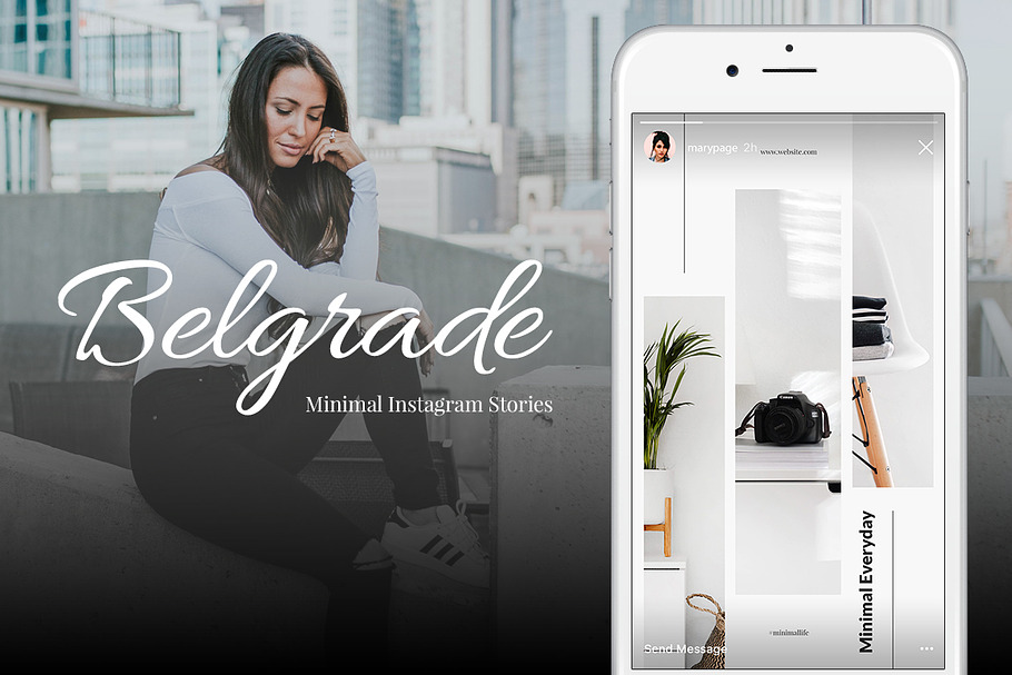 Belgrade 50 Instagram Stories in Instagram Templates - product preview 8