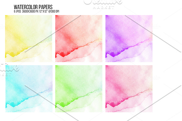 Watercolor paper texture background. in Textures - product preview 1
