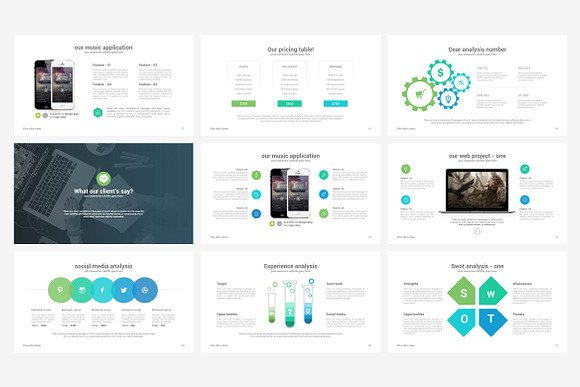 Flex Keynote Presentation Template in Keynote Templates - product preview 6
