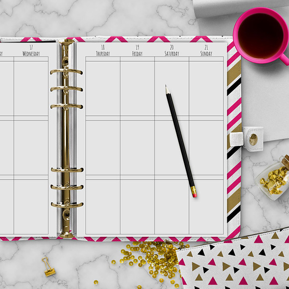 Big Planner Template in Stationery Templates - product preview 2