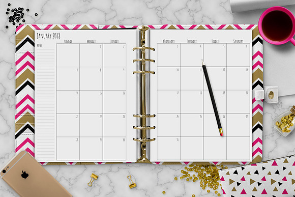 Big Planner Template in Stationery Templates - product preview 3