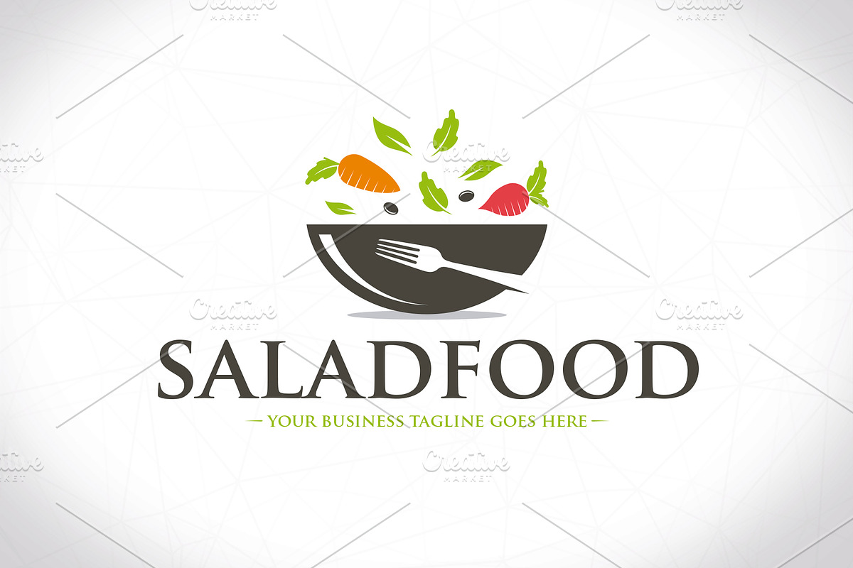 Healthy Menu Logo Template in Logo Templates - product preview 8