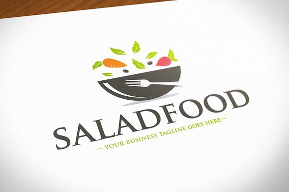 Healthy Menu Logo Template in Logo Templates - product preview 1