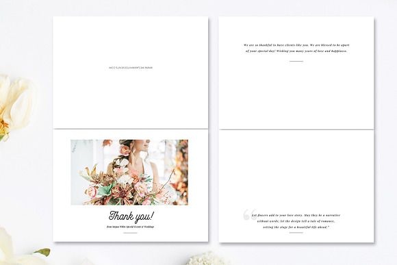 11 Piece Florist Marketing Set in Stationery Templates - product preview 3