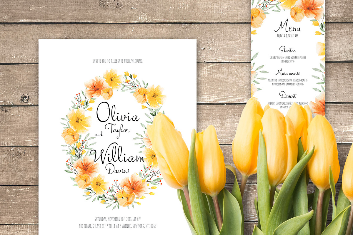 Colorista - Wedding Invitations v2 in Wedding Templates - product preview 8