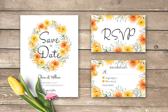Colorista - Wedding Invitations v2 in Wedding Templates - product preview 1