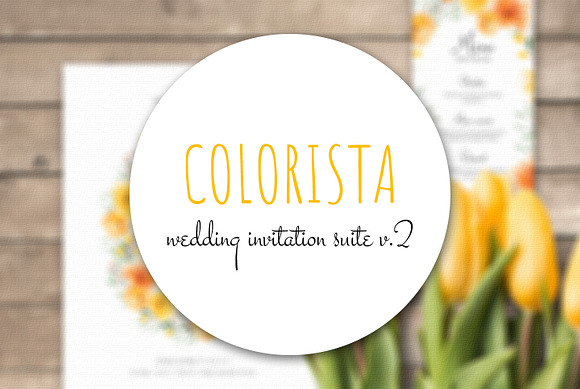 Colorista - Wedding Invitations v2 in Wedding Templates - product preview 4
