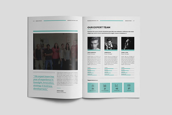 Project Proposal in Brochure Templates - product preview 3