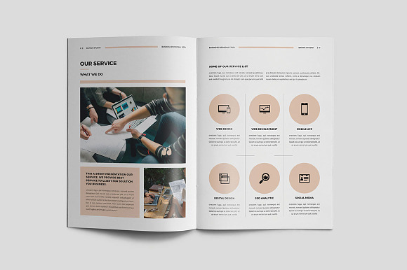 Project Proposal in Brochure Templates - product preview 4