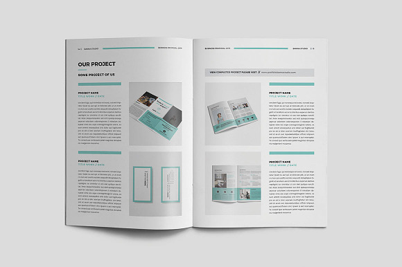 Project Proposal in Brochure Templates - product preview 7