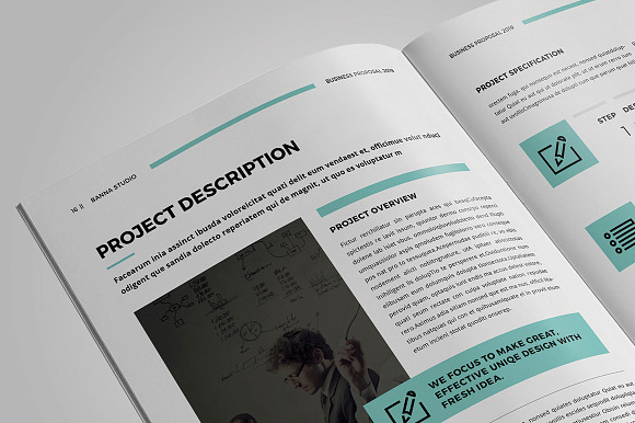 Project Proposal in Brochure Templates - product preview 8