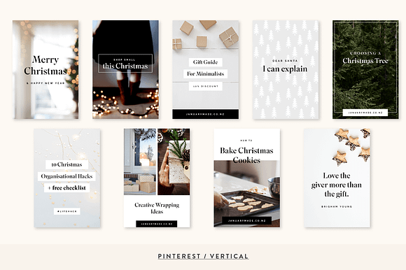 Bright Christmas Social Bundle in Instagram Templates - product preview 1