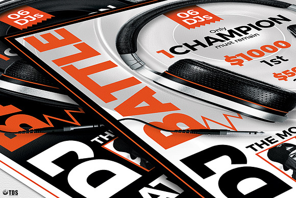 DJ Battle Flyer Template V5 in Flyer Templates - product preview 5