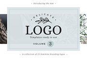 25 Delicate Feminine Logos - Vol 3
