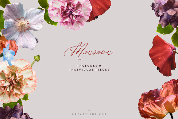 Digital Floristry - Monsoon in Illustrations - product preview 7