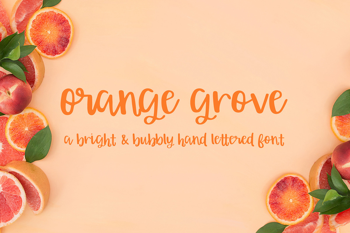 Orange Grove Script in Script Fonts - product preview 8