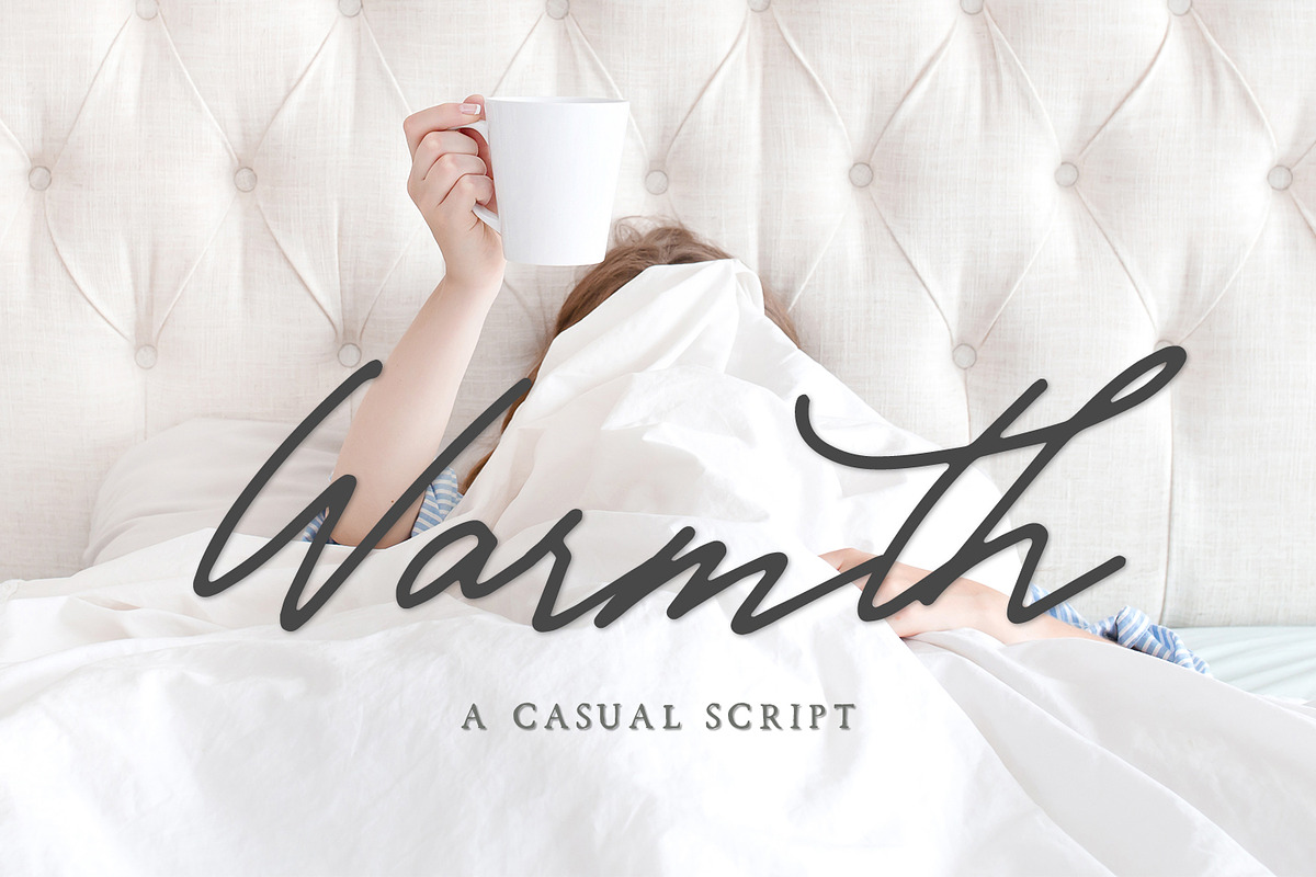 Warmth Casual Script in Script Fonts - product preview 8