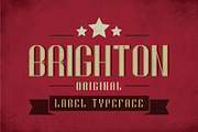 Brighton Vintage Label Typeface
