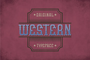 Western Vintage Label Typeface