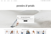 Wordpress Theme "Peonies & Petals"