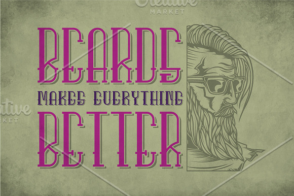 Hipster Modern Label Typeface in Display Fonts - product preview 4