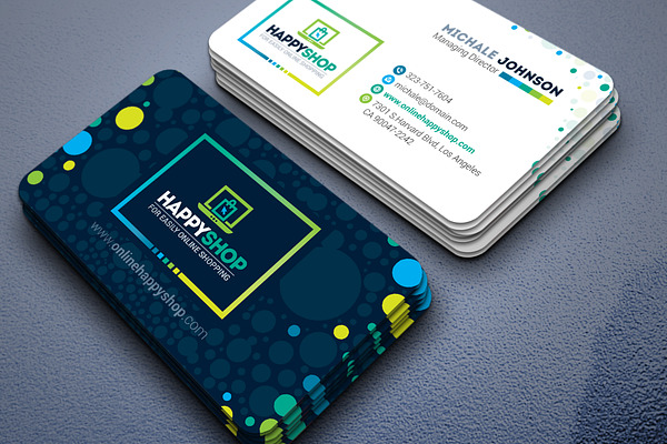 Business Card for E-Commerce Shop
