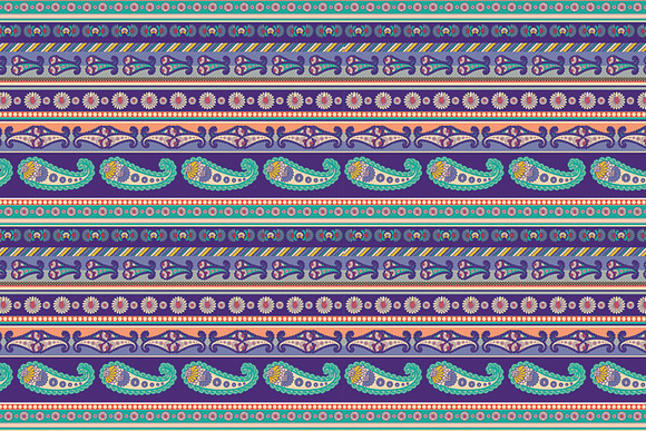 Boho Art Vector Seamless Pattern in Patterns - product preview 2