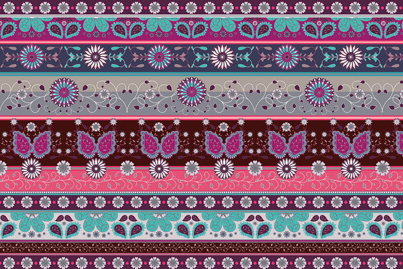Boho Art Vector Seamless Pattern in Patterns - product preview 5