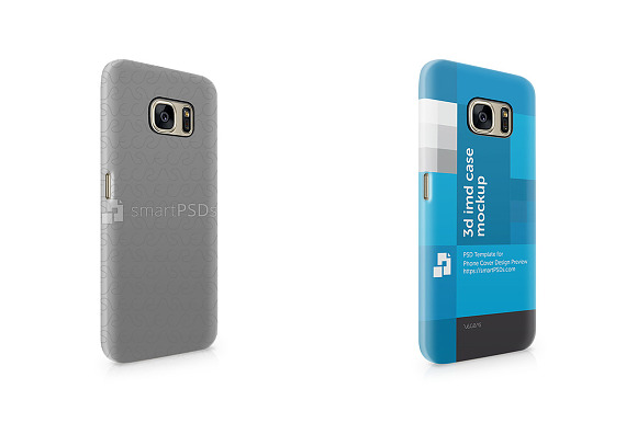Galaxy S7 3d IMD Mobile Case in Product Mockups - product preview 1