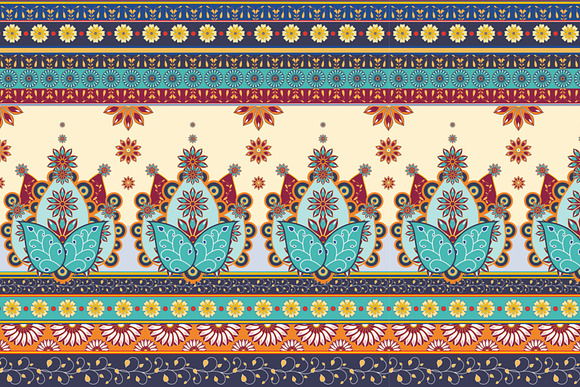 4 Colourful Vector Seamless Pattern in Patterns - product preview 2