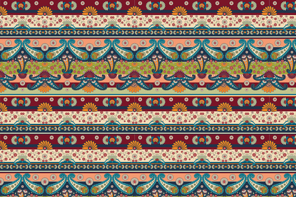 4 Seamless Paisley Pattern in Patterns - product preview 2