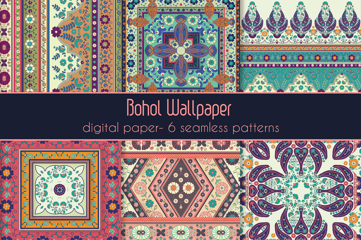 Boho Style Four Patterns in Patterns - product preview 8