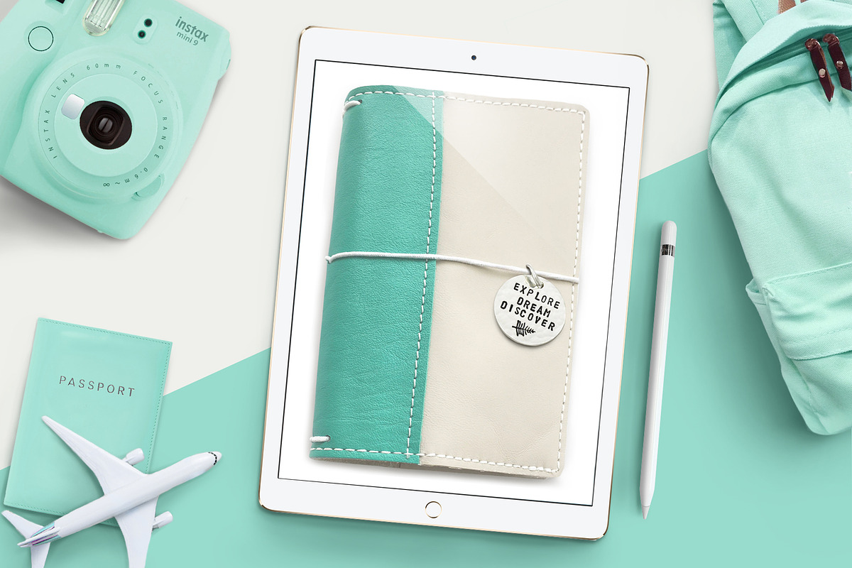 Digital travel journal in Stationery Templates - product preview 8
