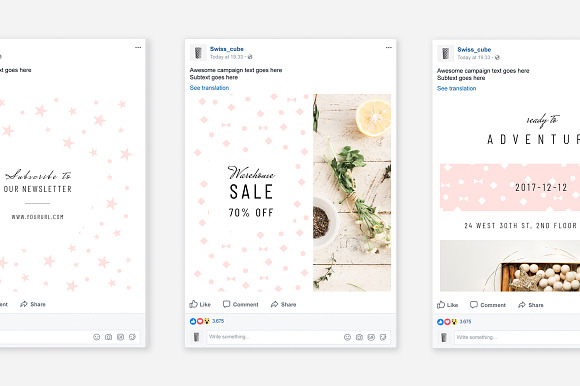 Celebration Instagram Pack in Instagram Templates - product preview 4