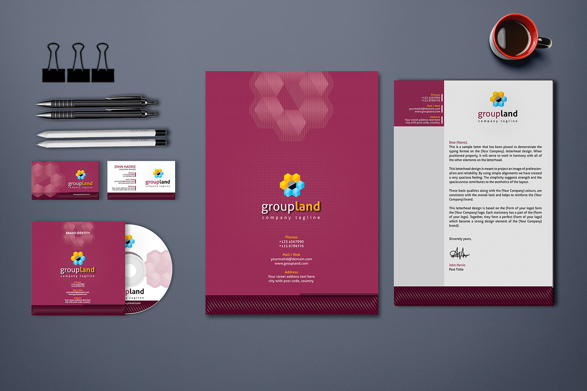 Identity Template in Stationery Templates - product preview 8