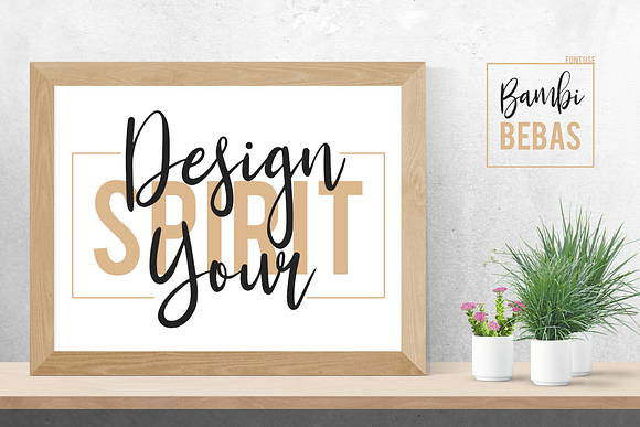 Bambi Font in Colorful Fonts - product preview 5