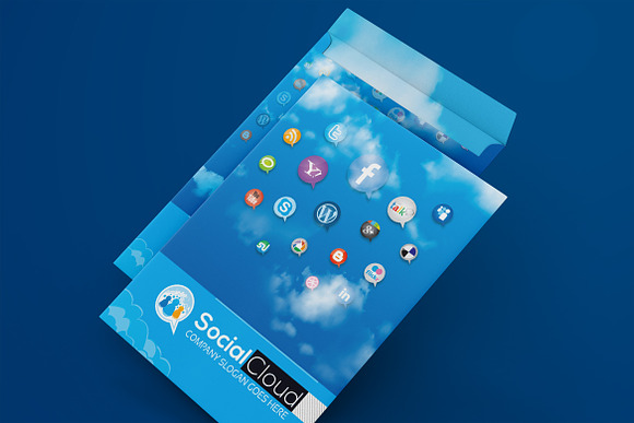 Stationery Branding for Social Media in Branding Mockups - product preview 6