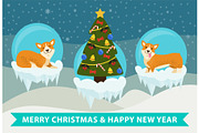Merry Christmas and Happy New Year Poster