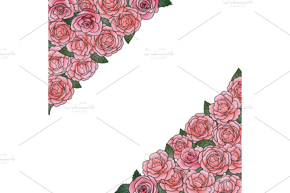 Camellia Angular Composition in Illustrations - product preview 8